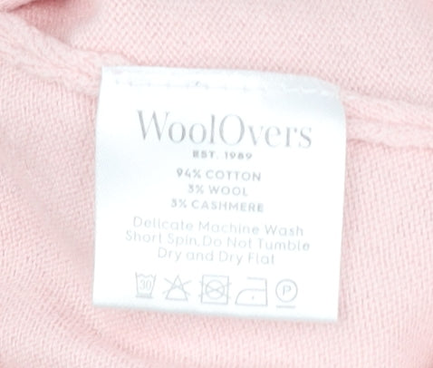 Womens UK Size XS Woolovers Pink Pullover Jumper