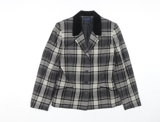 Womens UK Size 10 Alexon Multicoloured Basic Jacket