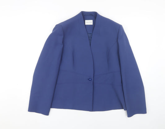 Womens UK Size 14 Eastex Blue Blazer