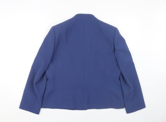 Womens UK Size 14 Eastex Blue Blazer
