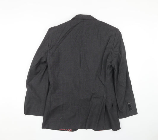 Mens UK Size 36 T.M.Lewin Regular Grey Suit Jacket