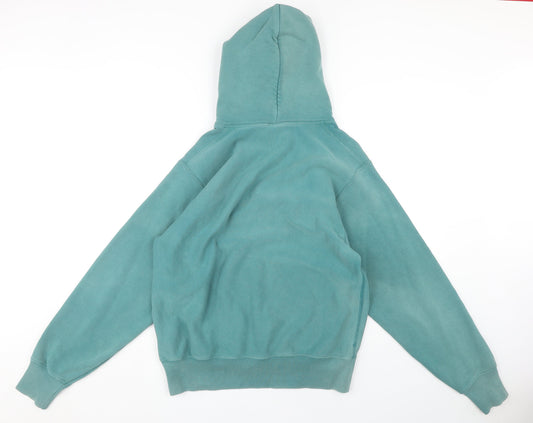 Mens UK Size S Champion Green Pullover Hoodie