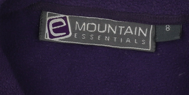 Womens UK Size 8 Mountain Essentials Purple 3-in-1 Jacket