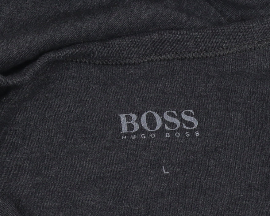 Mens UK Size L Boss Black T-Shirt