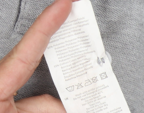 Slazenger Men's Grey XL Polo Shirt, Stylish & Comfortable