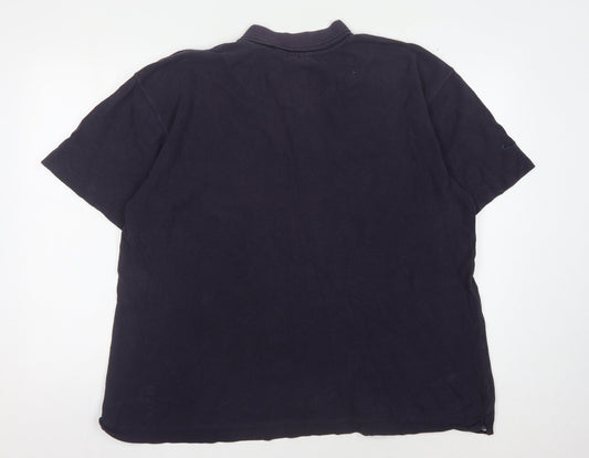 Puma Men's Black Polo Shirt L Short Sleeve