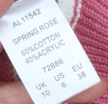 Cotton Traders Women's Multicoloured Knit Jumper Size 10