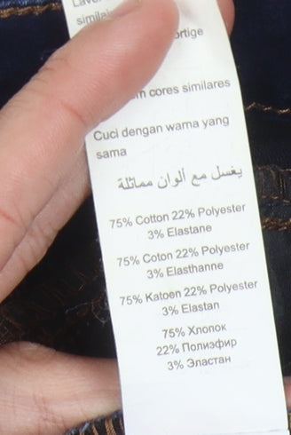 New Look Women's Blue Skinny Jeans Size 14