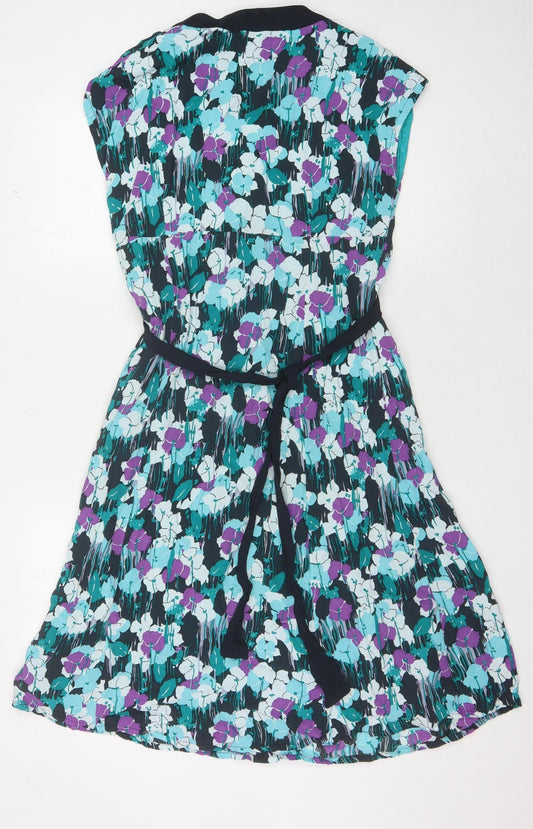 Monsoon Women's Floral A-Line Dress Multicoloured 12