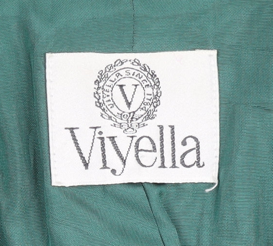 Womens UK Size 10 Viyella Regular Green Blazer