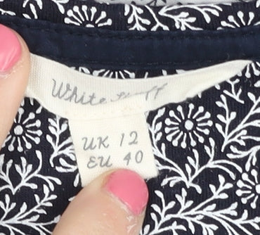 Womens UK Size 12 White Stuff Blue Basic Blouse
