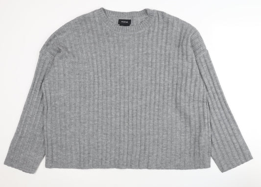 Womens UK Size 14 Firetrap Grey Pullover Jumper