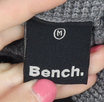 Bench Grey Cotton Pullover Jumper Medium