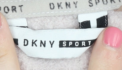 DKNY Women's Pink Pullover Sweatshirt S