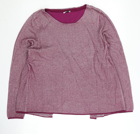 Womens UK Size 16 Eastex Pink Cardigan Jumper