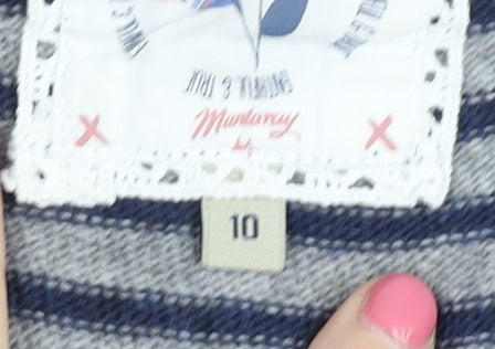 Matinray Women's Blue Knit Pullover Jumper Size 10