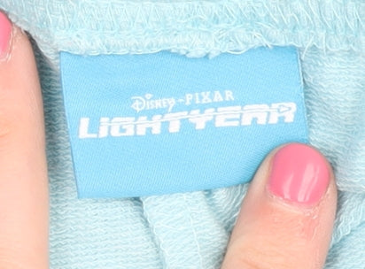 Additional view of Pep&Co boys’ blue lightyear sweat shorts, 5-6 years, drawstring