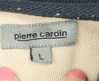 Pierre Cardin Men's Black Cotton Polo Shirt L