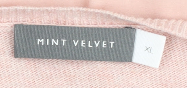 Womens UK Size XL Mint Velvet Pink Pullover Jumper