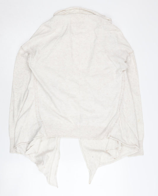 Womens UK Size 10 Fat Face Ivory Cardigan Jumper