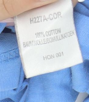 Mens UK Size S Cotton Traders Blue T-Shirt