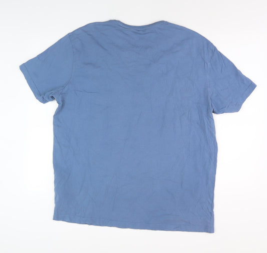 Regatta Men's Blue Graphic Outdoor T-Shirt 2XL