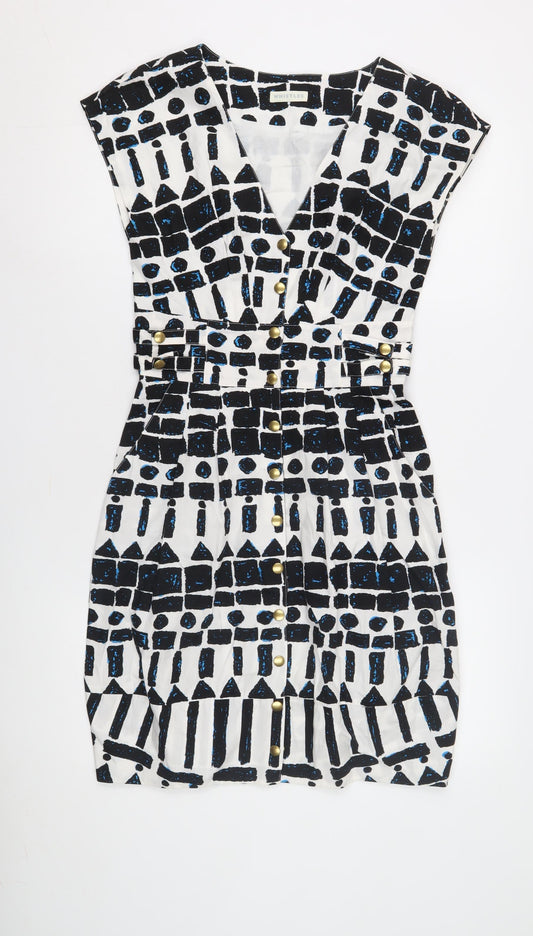 Whistles Women's Geometric Short Dress, Size 8