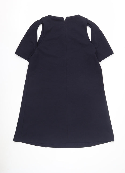 Zara Women's Black Shift Dress Size 10
