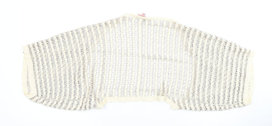 Womens UK Size M Ted Baker Ivory Shrug Jumper