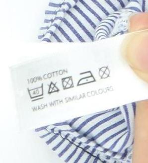 Debenhams Unisex Baby White Striped Dress Shirt 6-9 Months