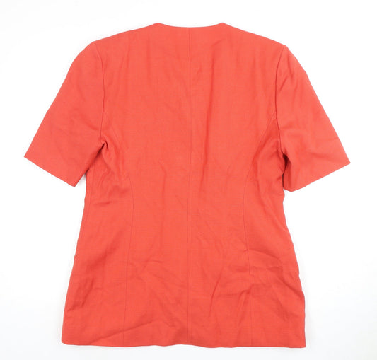 Jacques Vert Women's Red Jacket Size 12 Workwear