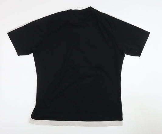 Adidas Men's Black L Active T-Shirt, Gym & Running