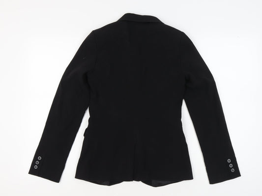 Topshop Women's Black Blazer Size 8 Classic Business