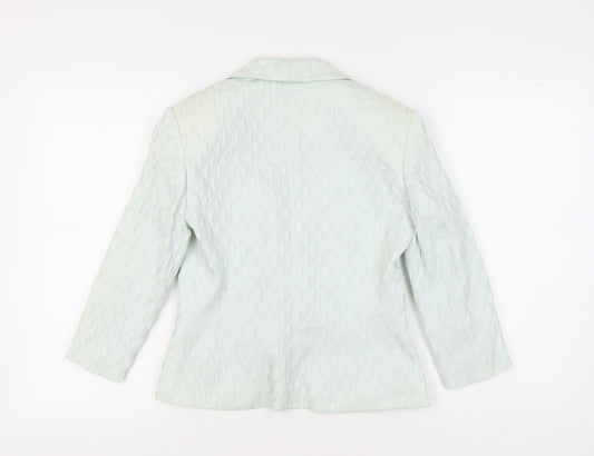 Womens UK Size 12 Alex & Co. Regular Green Blazer