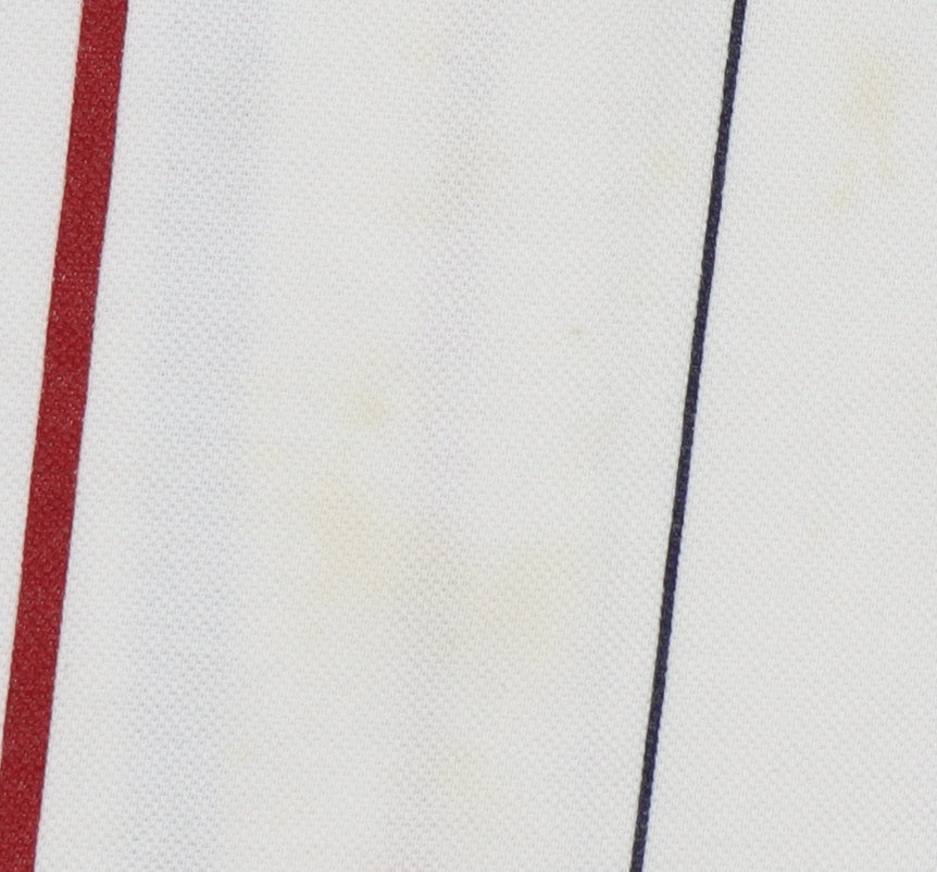 Pull&Bear Men's Multicoloured Striped T-Shirt L