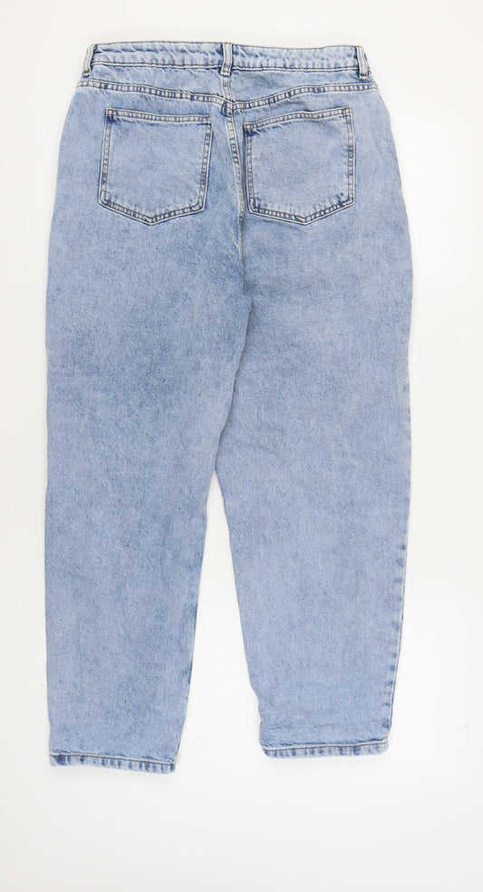 Womens UK Size 32 ASOS DESIGN Regular Fit Mom Blue Jeans