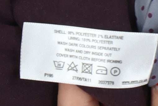 Isle Women's Purple Blazer Size 16 Regular Lined