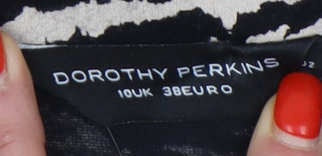 Dorothy Perkins Women's Animal Print Pencil Skirt 10