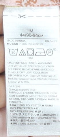 Banana Republic Women's Pink Floral Blouse, M, Spring Chic