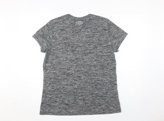 Under Armour Women's Grey T-Shirt - Size L
