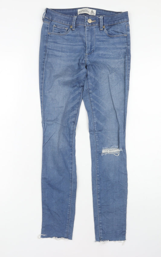 Womens UK Size XS Abercrombie & Fitch Slim Fit Jegging Blue Jeans