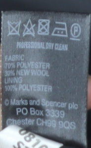 Marks and Spencer Black Women's Pencil Skirt Size 14