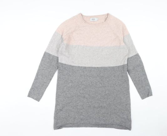 Additional front view of Only Women's Multicolour Shift Dress, M, Autumn/Winter