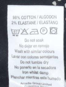 Dorothy Perkins Women's Black Geometric A-Line Skirt