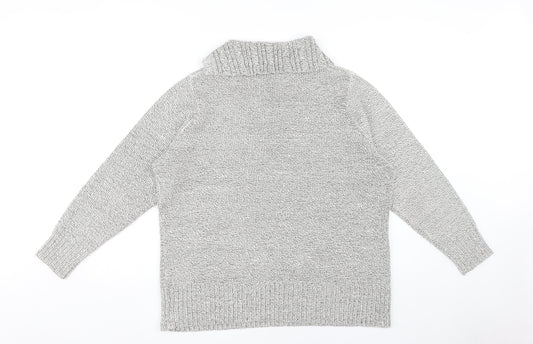 Womens UK Size L BM Collection Grey Pullover Jumper