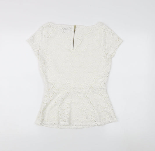 Banana Republic Women's White Lace Top Size 2