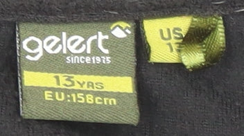 Gelert Boys Black Fleece Pullover Sweatshirt 11-12 Yrs