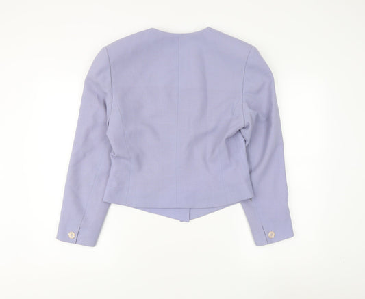 Viyella Women's Purple Tuxedo Blazer, Size 10