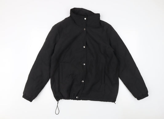 Womens UK Size XL Jacqueline de Yong Black Quilted Coat