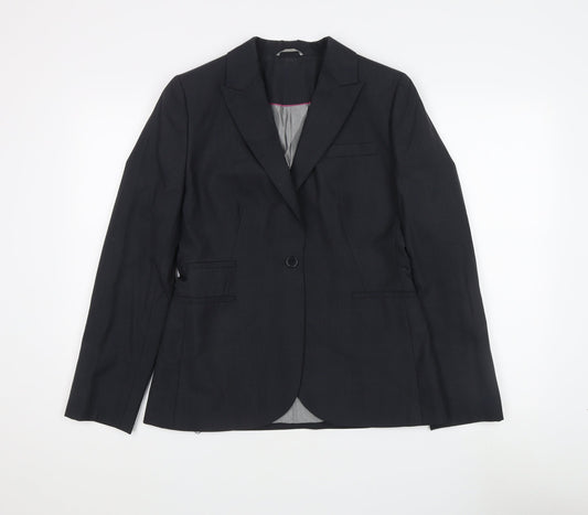 Womens UK Size 12 Austin Reed Regular Black Blazer
